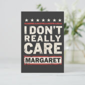 Het kan me niet schelen Margaret J.D. Vance VP Hum Bedankkaart (Staand voorkant)