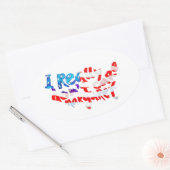 Het kan me niet schelen Margaret sticker (Envelop)