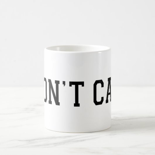 Het kan me niet schelen Mok - Grappig sarcastisch (Center)