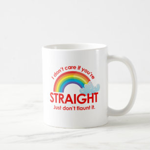 Het kan me niet schelen of je hetero bent. Laat he Koffiemok