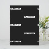 Het kan me niet schelen sarcastisch bericht geen z kaart (Staand voorkant)