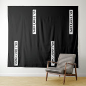 Het kan me niet schelen sarcastisch bericht geen z wandkleed (In Situ (horizontaal))