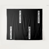 Het kan me niet schelen sarcastisch bericht geen z wandkleed (Voorkant (horizontaal))