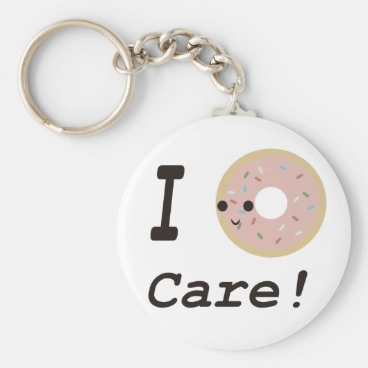 Het kan me niet schelen. sleutelhanger (Voorkant)