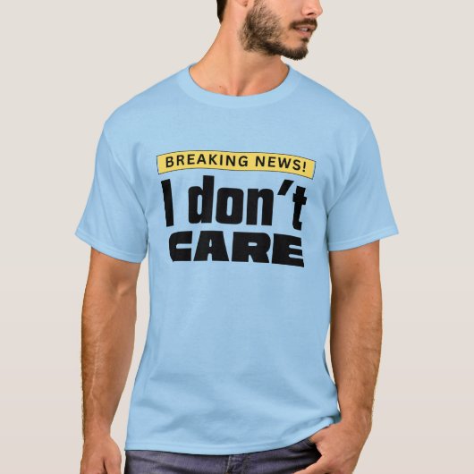 Het Kan Me Niet Schelen T-shirt (Voorkant)