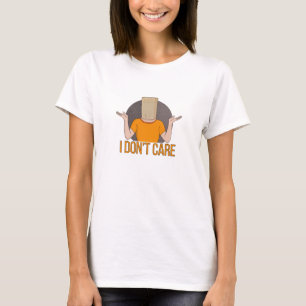 Het kan me niet schelen t-shirt