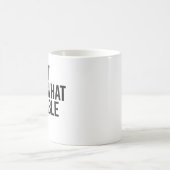 Het kan me niet schelen wat de bijbel zegt koffiemok (Center)