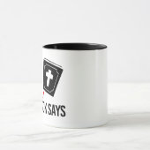 Het kan me niet schelen wat dit boek zegt mok (Midden)