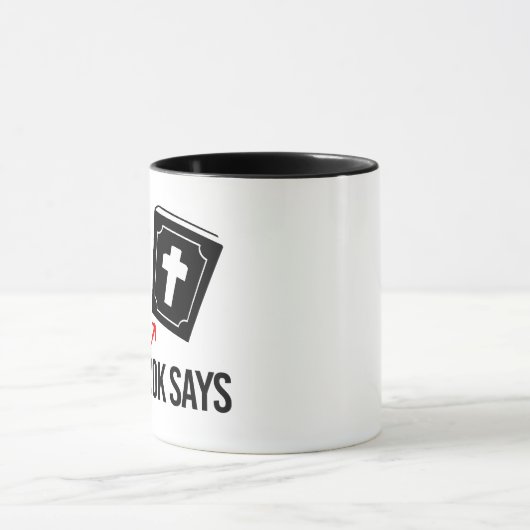 Het kan me niet schelen wat dit boek zegt mok (Midden)