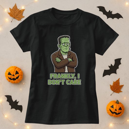 Het kan me niet schelen wat een grappig Halloween T-shirt