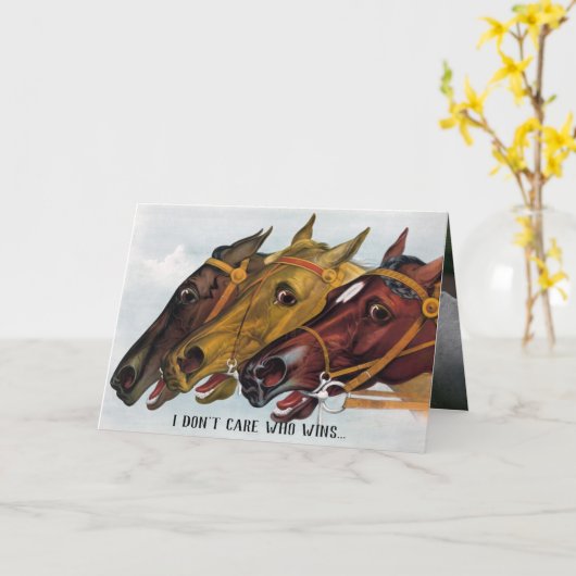 Het kan me niet schelen wie gepersonaliseerd wint kaart (Gele Bloem)