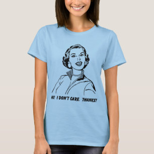 Het Kan Me Niets Schelen! Bedankt! Grappig T-shirt