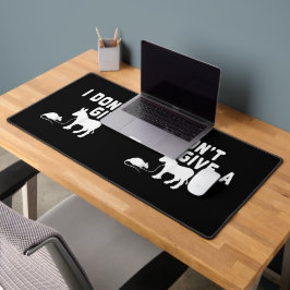 Het kan me niets schelen Een grappig geschenk voor Bureaumat