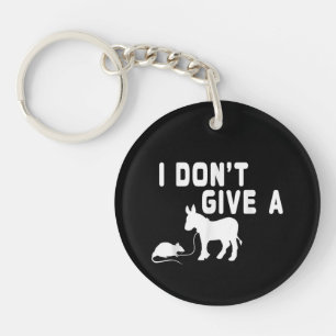 Het kan me niets schelen Een grappig geschenk voor Sleutelhanger