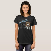 Het Kan Me Niets Schelen Grim Kat Statement 1 T-shirt (Voorkant volledig)