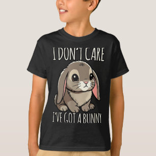 Het Kan Me Niets Schelen Ik Heb Een Konijn Funny K T-shirt
