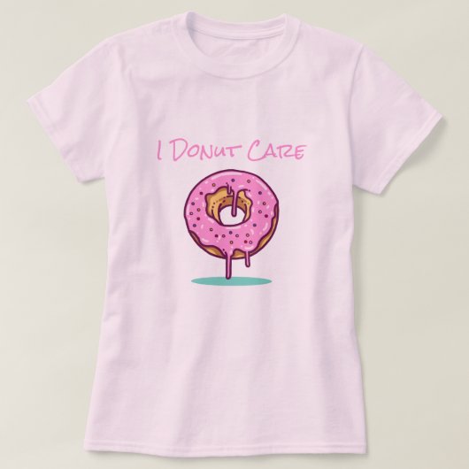 Het kan me niets schelen t-shirt (Design voorkant)