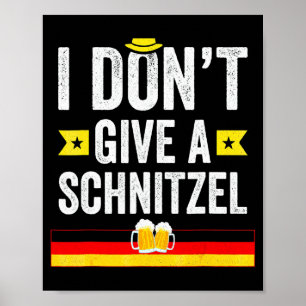 Het Kan Me Niks Schelen Duits Poster