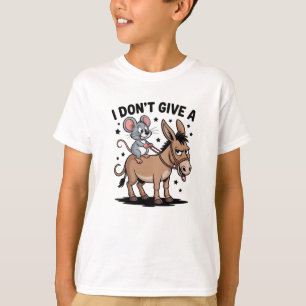 Het Kan Me Niks Schelen - Grappige Muis & Ezel T-shirt