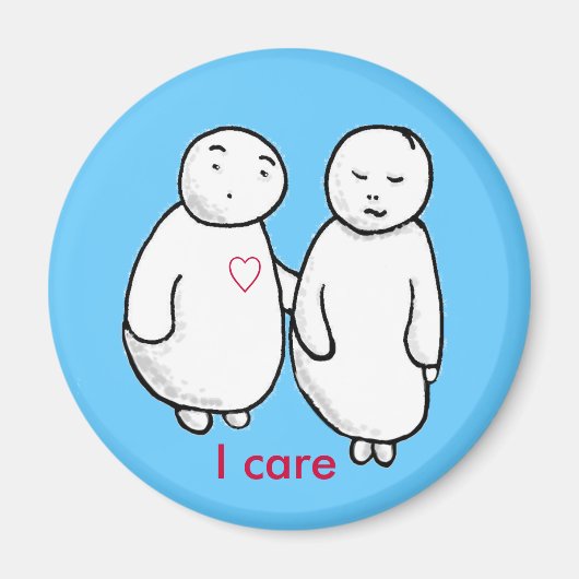 Het kan me schelen magneet (Voorkant)