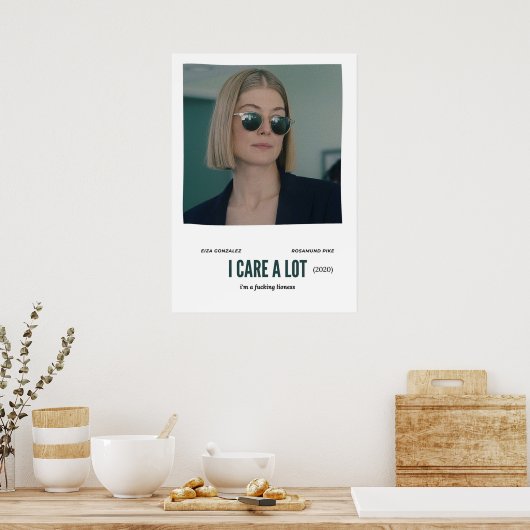 Het kan me veel schelen. poster (Keuken)