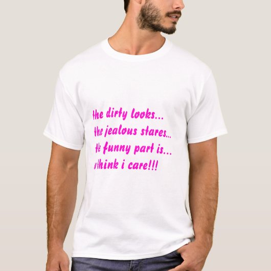 Het kan me wel schelen!!! t-shirt (Voorkant)