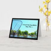 Het kan niet krijgen beter dan dit! Vissende Kaart (Gele Bloem)