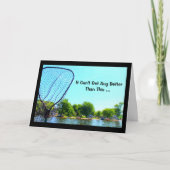 Het kan niet krijgen beter dan dit! Vissende Kaart (Voorkant)