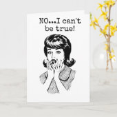 HET KAN NIET WAAR ZIJN ***50ste VERJAARDAG?" ZEGT  Kaart (Gele Bloem)