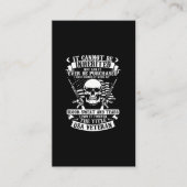 het kan niet worden geërfd kan nooit worden gekoch visitekaartje (Voorkant)