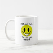 Het kan nog erger worden koffiemok (Links)