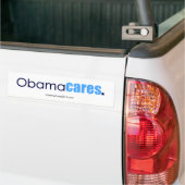 Het kan Obama schelen, punt. Bumpersticker (Op Truck)