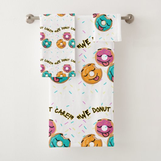 Het kan ons niet schelen bad handdoek (Insitu)