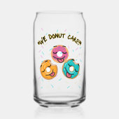 Het kan ons niet schelen blikvorm glas (Achterkant)