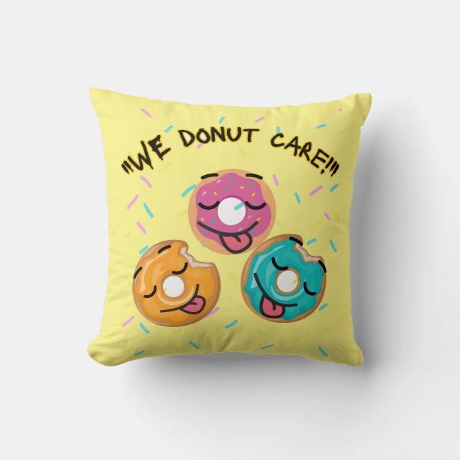 Het kan ons niet schelen kussen (Voorkant)