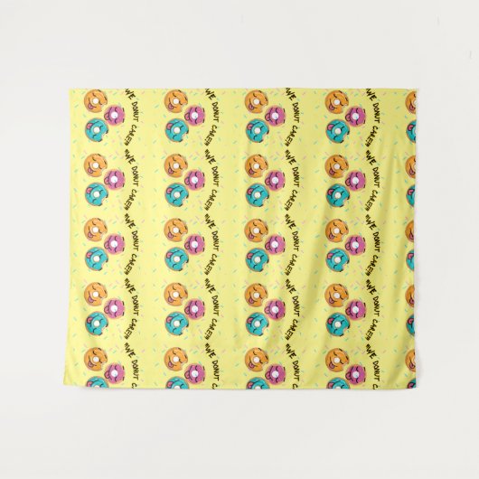 Het kan ons niet schelen wandkleed (Voorkant (horizontaal))