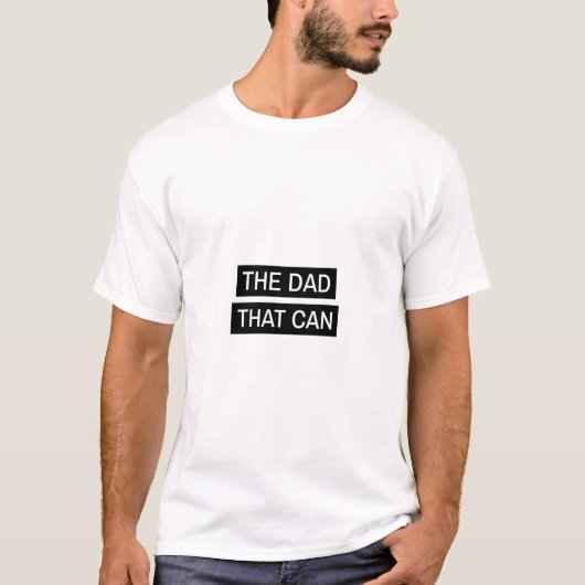 Het kan papa T-shirt - Grappig geschenk voor papa (Voorkant)