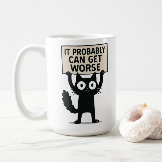 Het Kan Waarschijnlijk Slechter Koffiemok (Met donut)