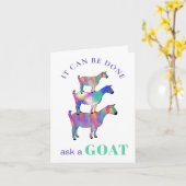 Het kan worden gedaan vraagt een Gezegde van het g Kaart (Gele Bloem)