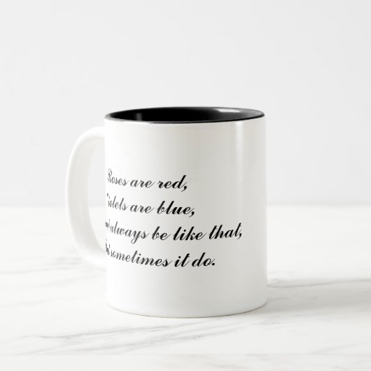 Het kan zo zijn dat koffie soms Mok is (Voorkant links)