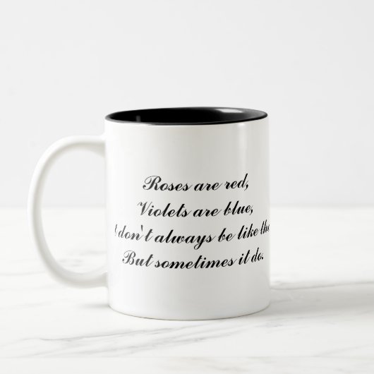 Het kan zo zijn dat koffie soms Mok is (Links)