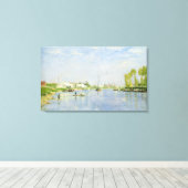 Het kanaal Saint-Denis Canvas Afdruk (Insitu (Houten vloer))