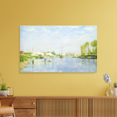 Het kanaal Saint-Denis Canvas Afdruk (Insitu (Woonkamer))
