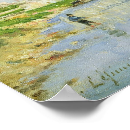 Het kanaal Saint-Denis Poster (Hoek)