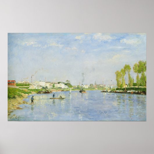 Het kanaal Saint-Denis Poster (Voorkant)