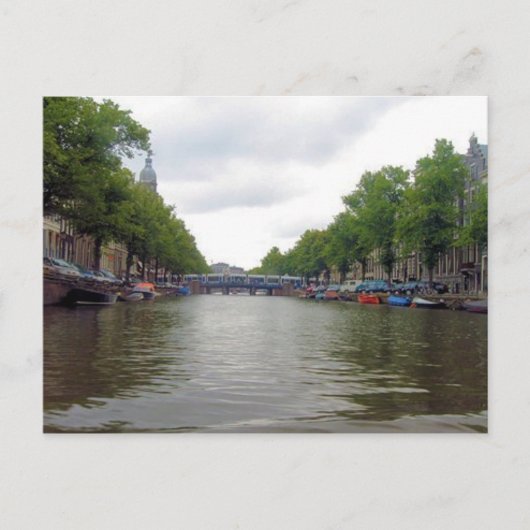Het Kanaal van Amsterdam Briefkaart (Voorkant)