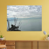 Het Kanaal van de Leas Folkestone Canvas Afdruk (Insitu (Woonkamer))