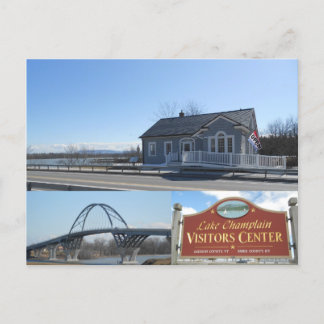 Het Kanaal van het Kanaal van de Brug van de Chamd Briefkaart