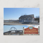 Het Kanaal van het Kanaal van de Brug van de Chamd Briefkaart (Voorkant)