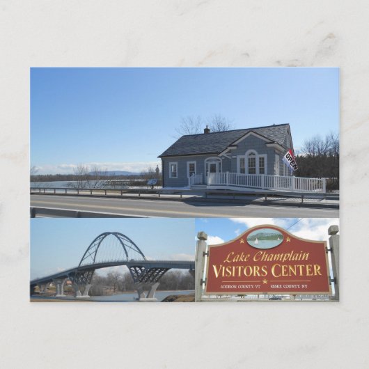 Het Kanaal van het Kanaal van de Brug van de Chamd Briefkaart (Voorkant)